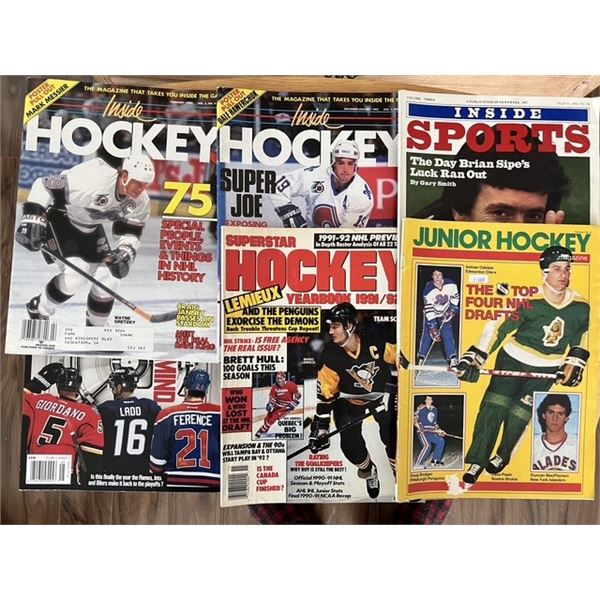 (6)  Hockey Magazines