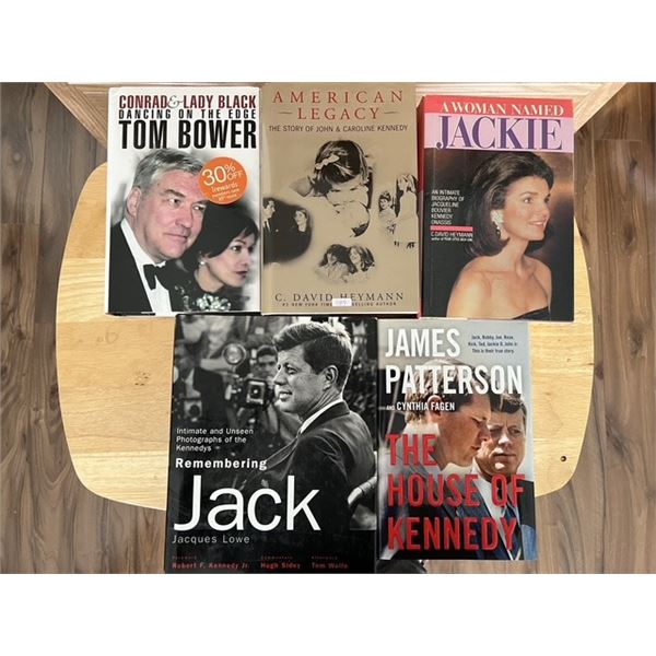(5) Books – JFK, Conrad Black, etc.