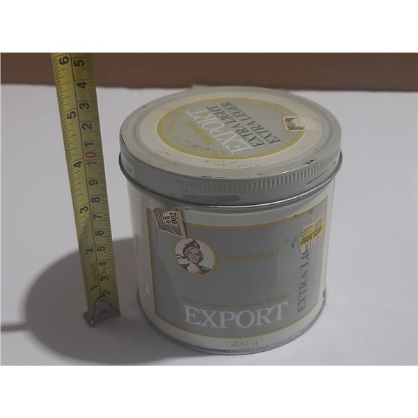Macdonald Export Cigarettes Tabacco Tins.