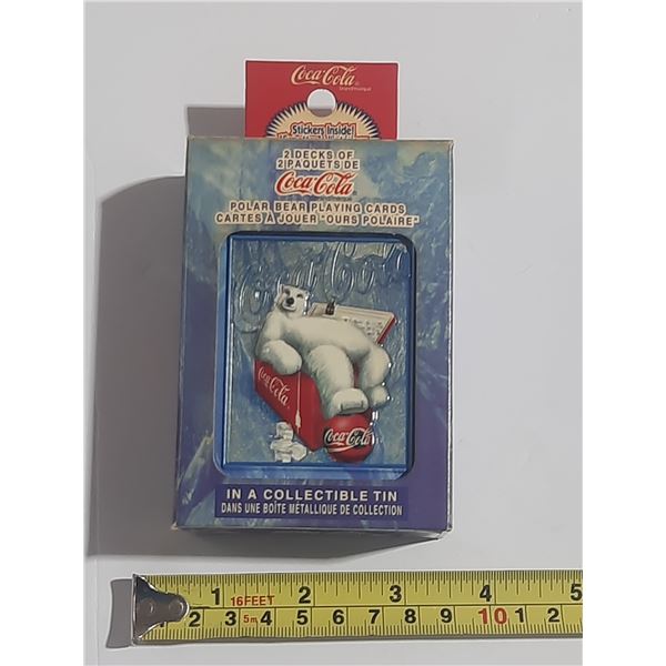 Coca Cola Double Pack Polar Bear Playing Cards.