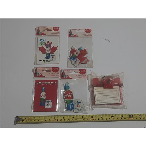 (5) Coca Cola Magnets.