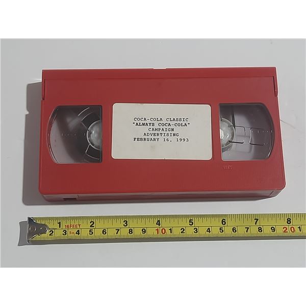 Coca Cola V.C.R Add Tape.