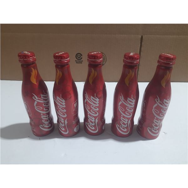(5) Coca Cola Vancouver 2010 Bottles. (Full)