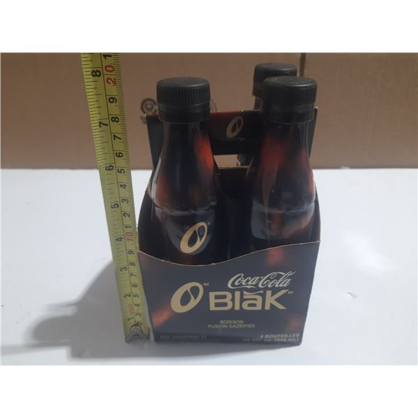 (3) Coca Cola Black Bottles. (Full)