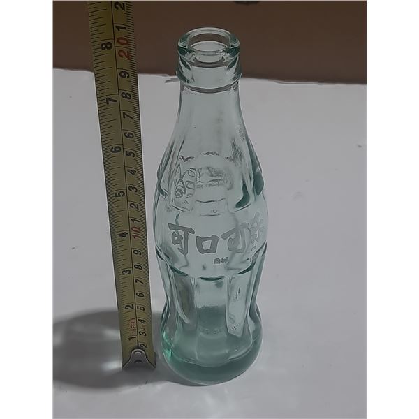 Chinese Coca Cola Empty Bottle.