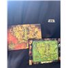 Image 1 : Wall Art x2 Lord of the Rings maps