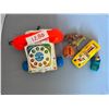 Image 2 : Vintage FP Chatter Telephone and other toys