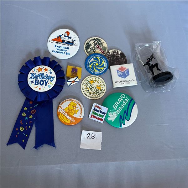 Pins & POGS plus venom figure