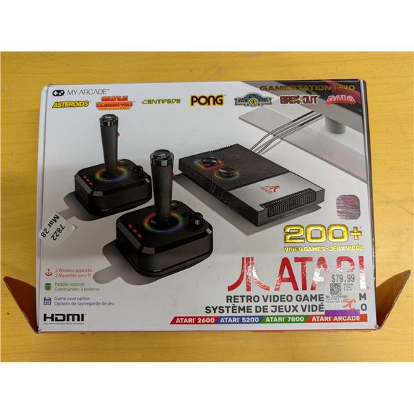 My Arcade Officially Licensed "Retro" Atari Game Console w/ 200+ Games  w/ original Box and Certific
