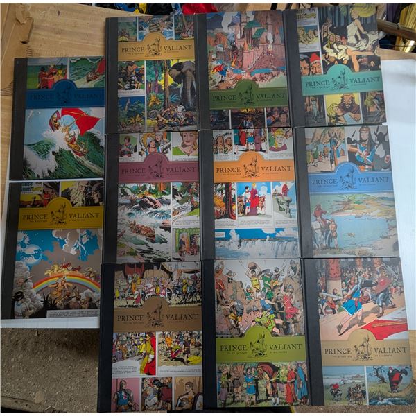 (11) Prince Valiant Comic Recollection Books (1939-1964)