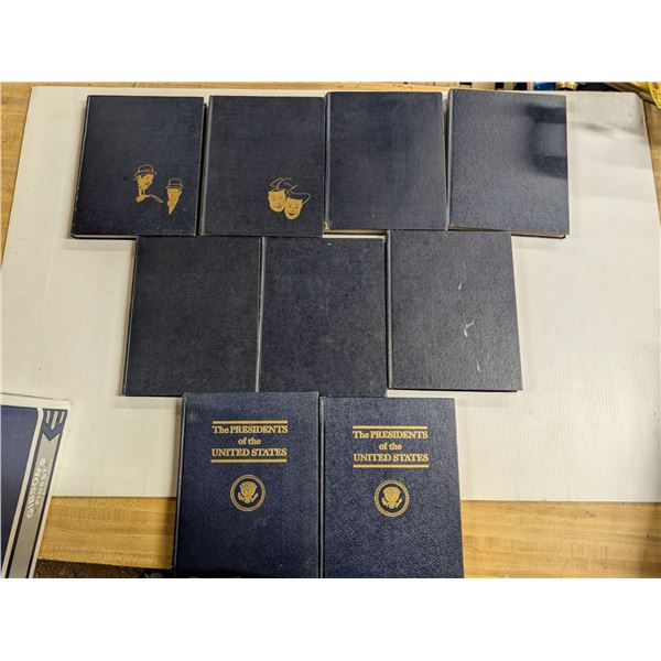 (7) Cadillac History Film Books and (2) Presidents of The United States