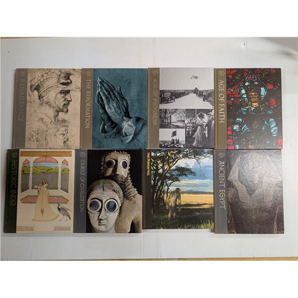 (8) "Great Ages of Man" History Books