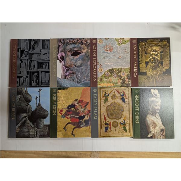 (8) "Great Ages of Man" History Books