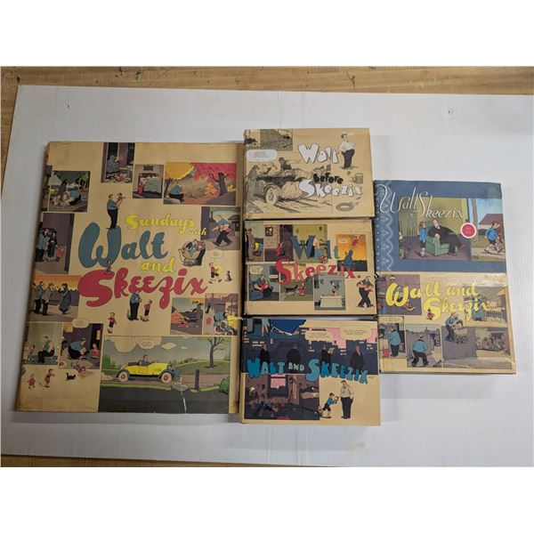 Lot of "Sundays with Walt and Skeezix Comic Collections