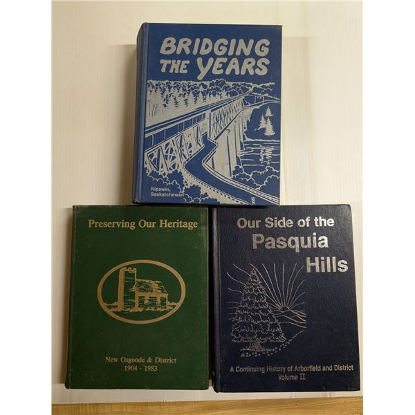 (3) Books of History of Saskatchewan Areas (Pasquia, Nipawin, New Osgoode and District)