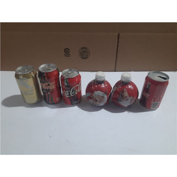 (2) X-Mas 2010 Coca Cola Bottles (Full), Spain Coca Cola, Greece Coca Cola, Atlanta Coca Cola, Coca 