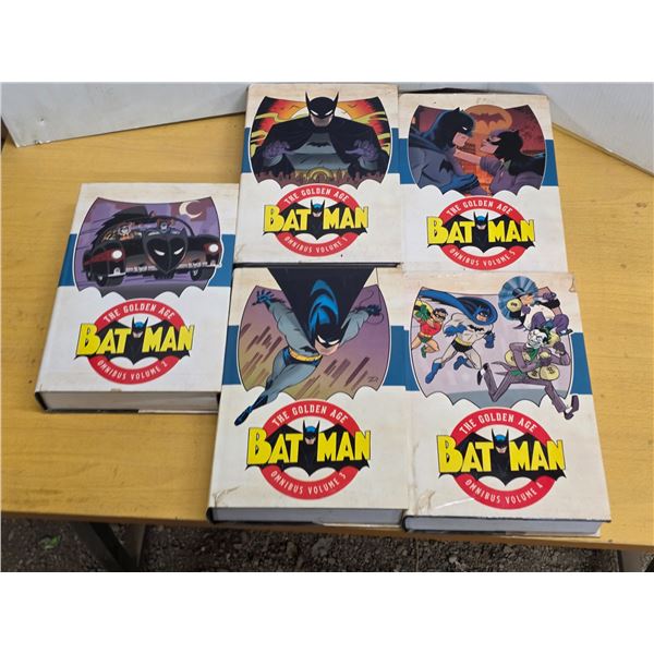 Batman the golden age omnibus comics- volumes 1-5