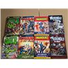 Image 1 : 8 Marvel comic books- werewolf, hulk , thor, invaders