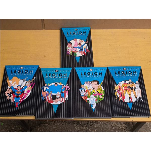 DC archive editions legion of super heroes- volumes 4-6, 11, 12