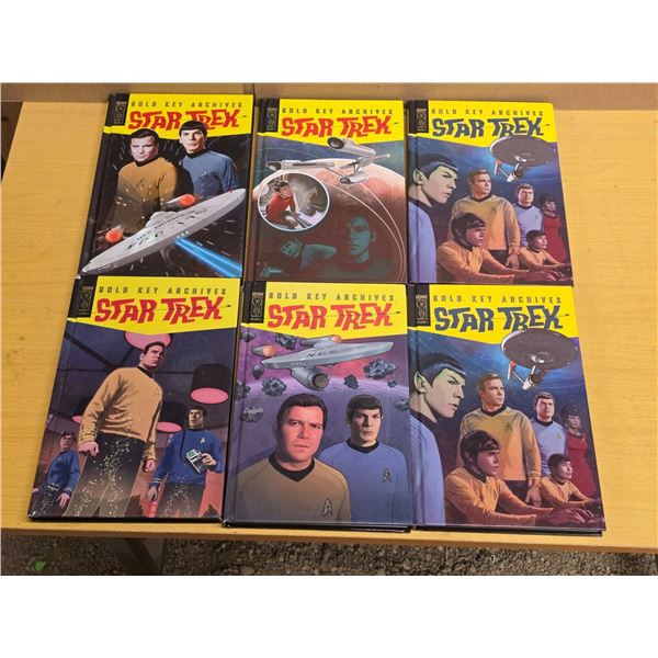 6 gold key archives star trek comics