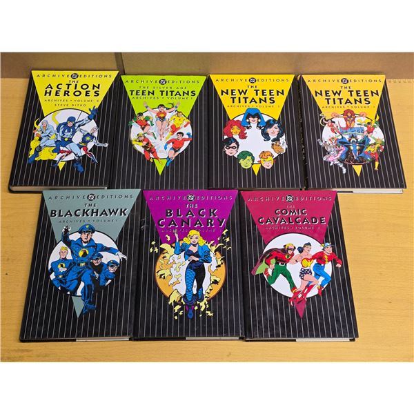 Various DC archives editions comics