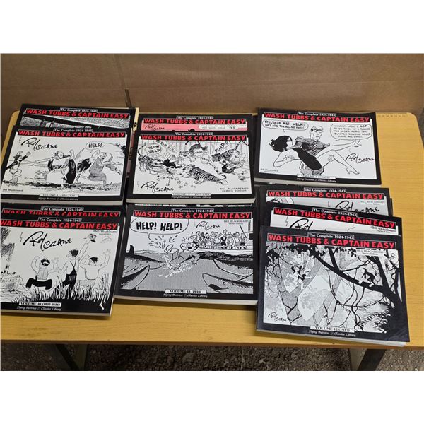 Wash tubbs and captain easy comics- 17 total