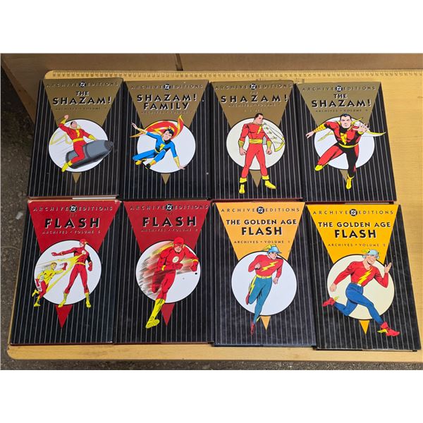 Various DC archives comics- the flash and shazam