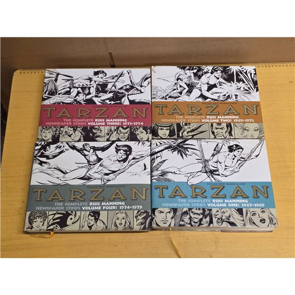4 tarzan comic books by Edgar Rice