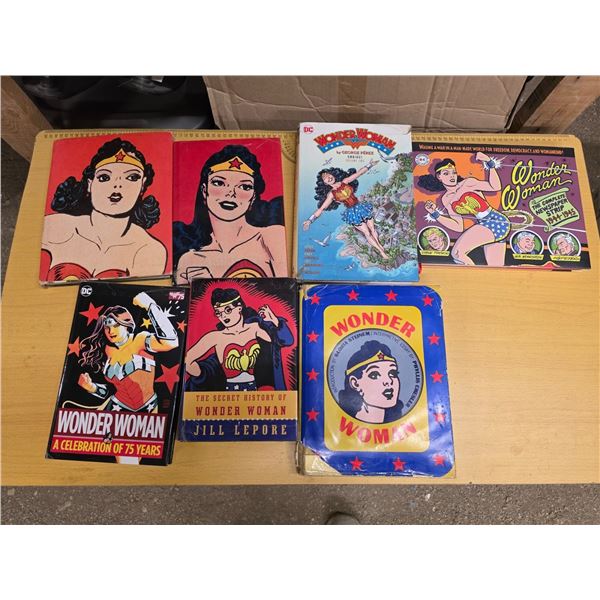 Assortment of  wonder woman comics