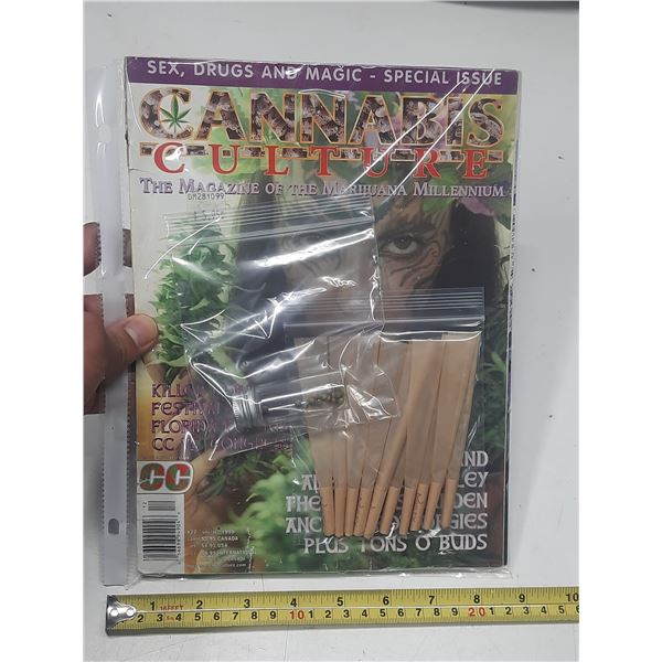 Cannabis Culture Magzine, Seeds, Hemp Wraps and Warheads Toffy.