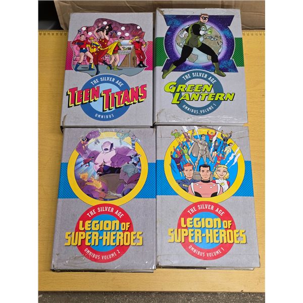 4 silver age omnibus comic books