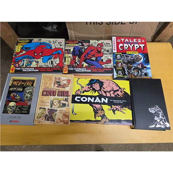 Assortment of comic books- Web of evil