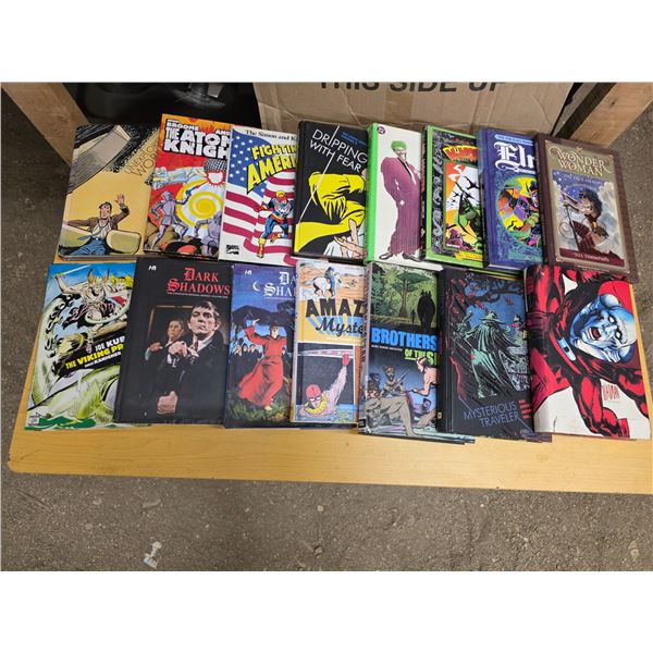 Various comics- wonder woman,  dark shadows