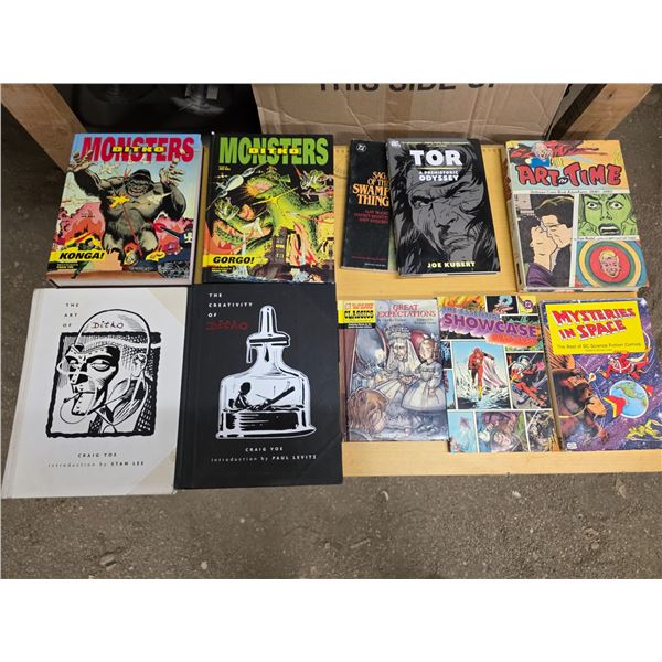 Assortment of comic books- monster ditko