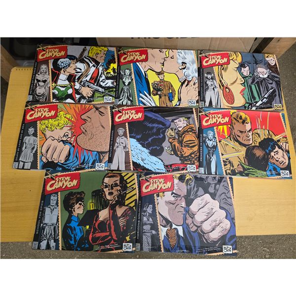 8 Steve canyon comic books