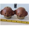 Image 4 : 1970's UCTI Elephant mugs & shakers.Japan redware pottery.