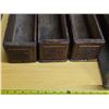 Image 3 : Vintage wooden cash drawer and 3 sewing drawers