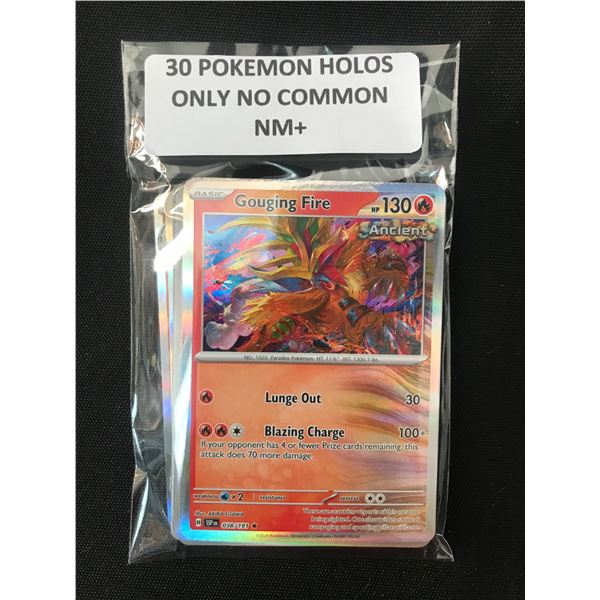 LOT OF POKEMON TCG 30 POKEMON HOLOS NO COMMONS NM+