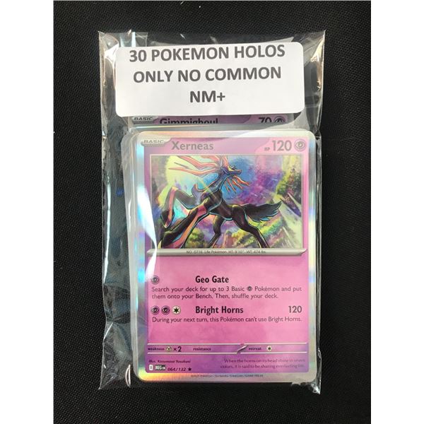 LOT OF POKEMON TCG 30 POKEMON HOLOS NO COMMONS NM+