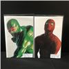 Image 1 : LOT OF 2 MARVEL COMICS MILES MORALES 4 TIMELESS VIRGIN EDITION AND AMAZING SPIDERMAN 50 ALEX ROSS