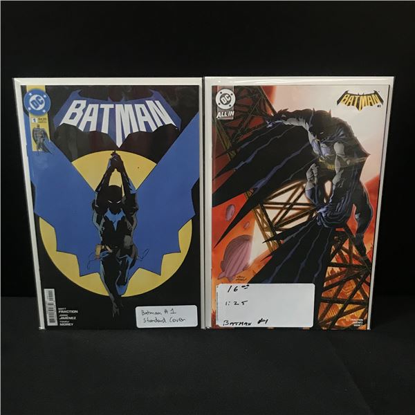 LOT OF 2 BATMAN #1 COMICS - DC COMICS