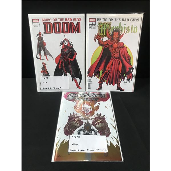 LOT OF 3 DC COMICS