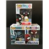 Image 1 : LOT OF 3 FUNKO POPS IN ORIGINAL PACKAGING