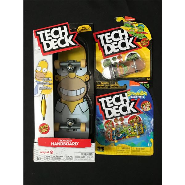 LOT OF 3 TECH DECK TOYS IN ORIGINAL PACKAGING