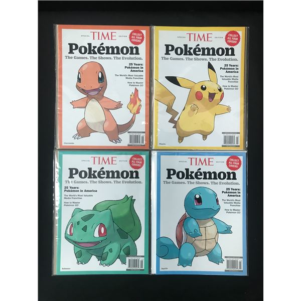 LOT OF 4 TIME POKEMON SPECIAL EDITION MAGAZINES