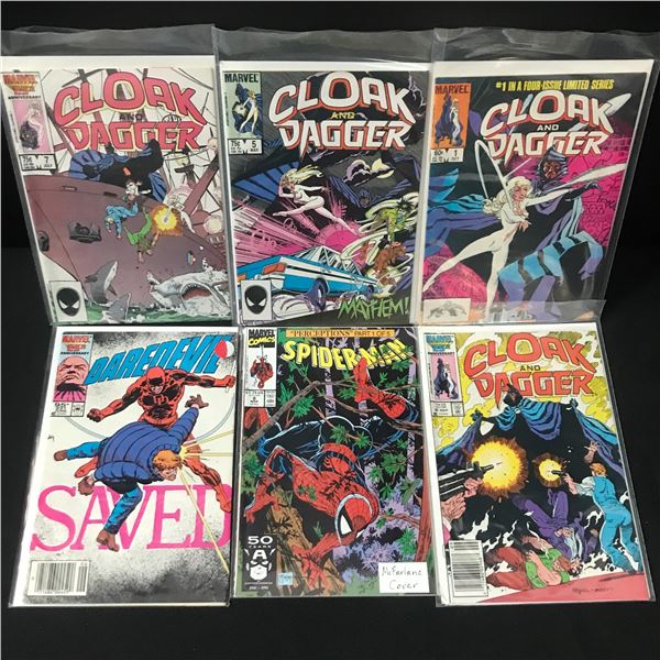 LOT OF 6 MARVEL COMICS - VARIOUS TITLES