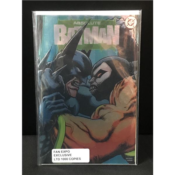 ABSOLUTE BATMAN #11 FAN EXPO EXCLUSIVE LIMITED TO 1,000 COPIES - DC COMICS