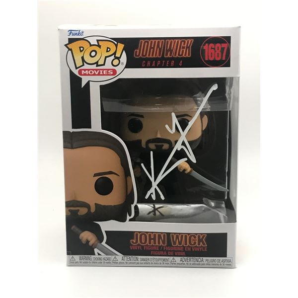 KEANU REEVES SIGNED JOHN WICK FUNKO POP - KB COA