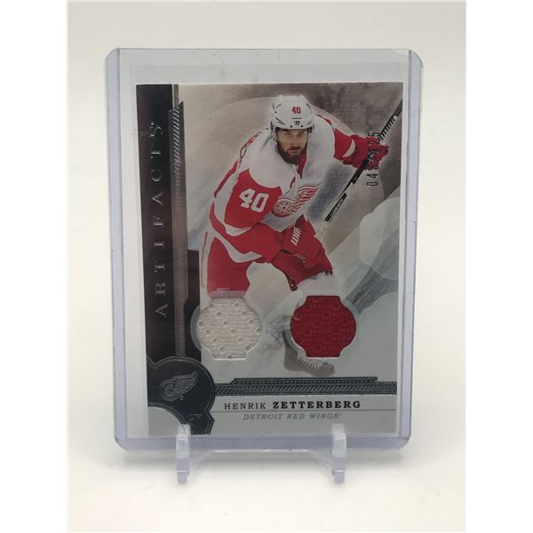 2016 UPPER DECK HENRIK ZETTERBERG ARTIFACTS TRADING CARD 043/125