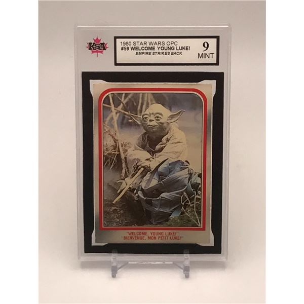 1980 Star Wars OPC WELCOME YOUNG LUKE EMPIRE STRIKES BACK - KSA GRADE 9